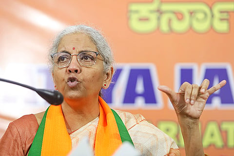 Nirmala Sitharaman press conference in Karnataka